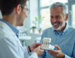 Consultation dentaire moderne avec un implant dentaire