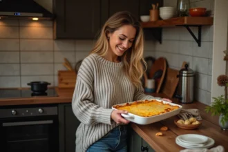 Tartiflette savoyarde prête à être réchauffée au four